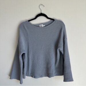 Princess Polly Blue and Silver Crew Neck Sweater